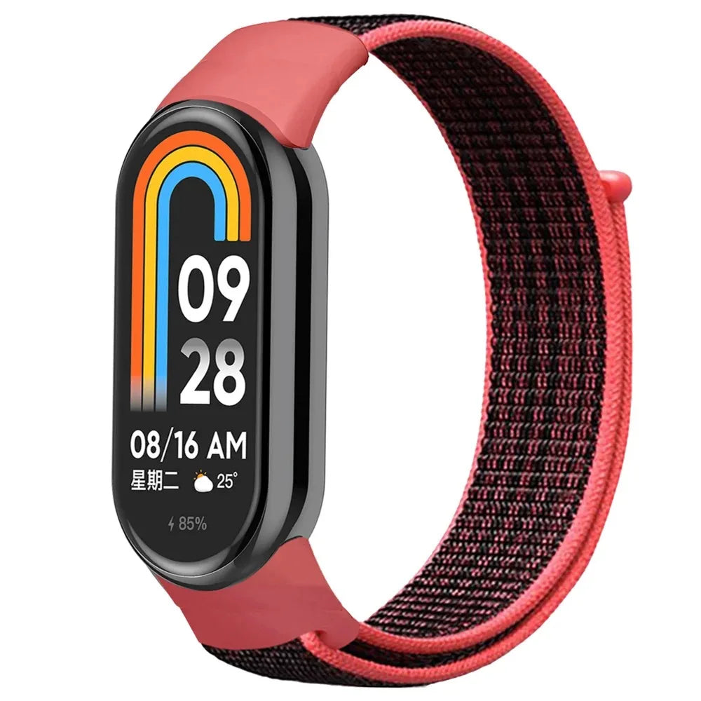 Nylon Loop Strap for Xiaomi Mi Band 11 10 9 8 7 6 5 4 Breathable wristband Smartwatch Bracelet sport pulsera watchband Miband 11