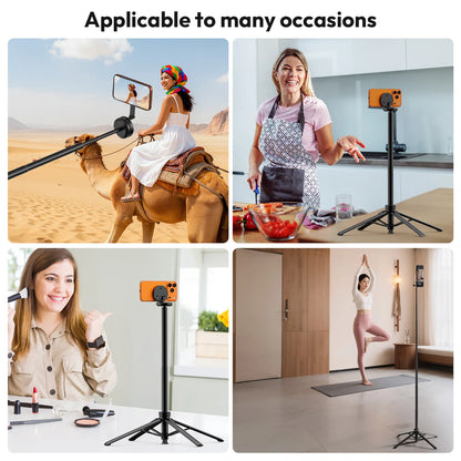 Ulanzi MT85 Automatic Phone Tripod Smartphone Selfie Stick Stand 1.5M With Bluetooth Controller 10M Wireless Magsafe for TikTok