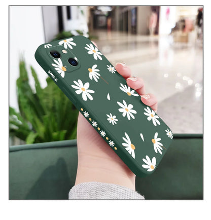 Plain Daisies Phone Case For iPhone 17 17 Air 16 16e 15 14 13 12 11 Pro Max Mini X XR XS MAX SE2020 8 7 Plus 6 6S Plus Cover