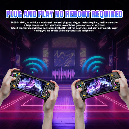 AISLPC RG52 MINI Handheld Game Console 5.5" IPS Screen 2.4 WIFI 22000+Games RK3562 Chip Dual System Portable Pocket Video Player