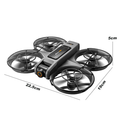 ZNLYRION S156 RC Drone 8K Dual Camera Quadcopter with 5.9-inch Screen Remote Brushless Motor Optical Flow Hovering 360° Protection WiFi FPV Remote Control Aircraft with Storage Bag 1 Battery