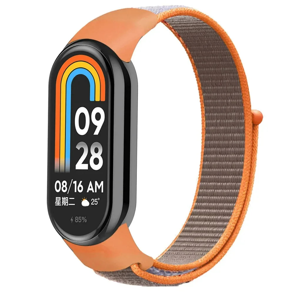 Nylon Loop Strap for Xiaomi Mi Band 11 10 9 8 7 6 5 4 Breathable wristband Smartwatch Bracelet sport pulsera watchband Miband 11