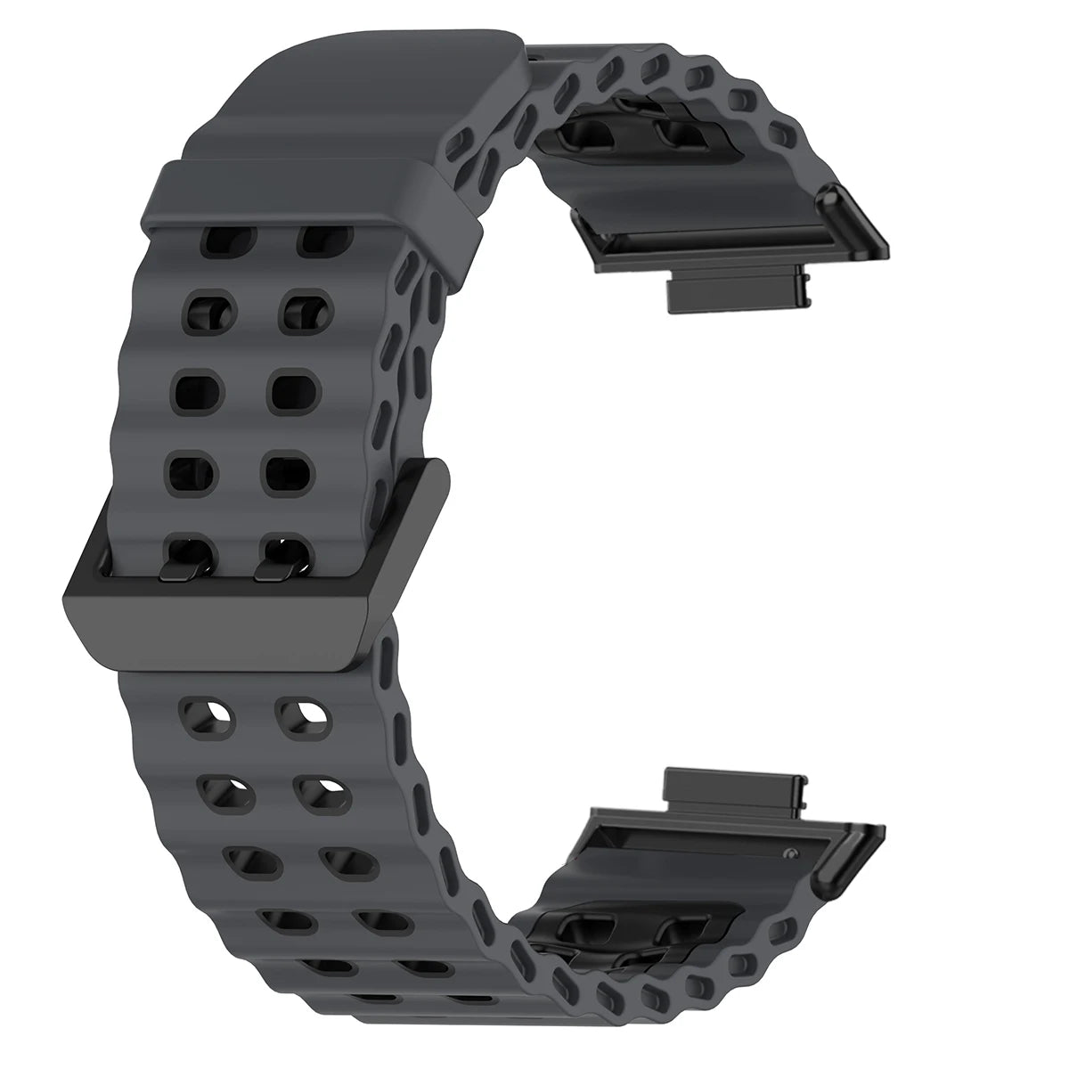 Soft Silicone Strap for Redmi Watch 6 5 4 Sports Two Tone Wristband for Xiaomi Mi Band 8 9 Pro Adjustable Rubber Wristband