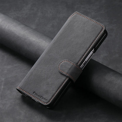 2 in 1 Detachable Cards Solt Wallet Flip Book Case For Samsung Galaxy Z Fold 6 5 5G Fold6 Fold5 Removable Bag Magnetic Cover