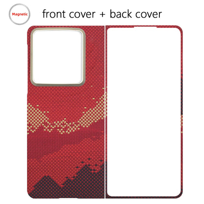 Aramid Fiber Case for Motorola Razr Fold, Compatible with MagSafe, Slim Lightweight Back Cover