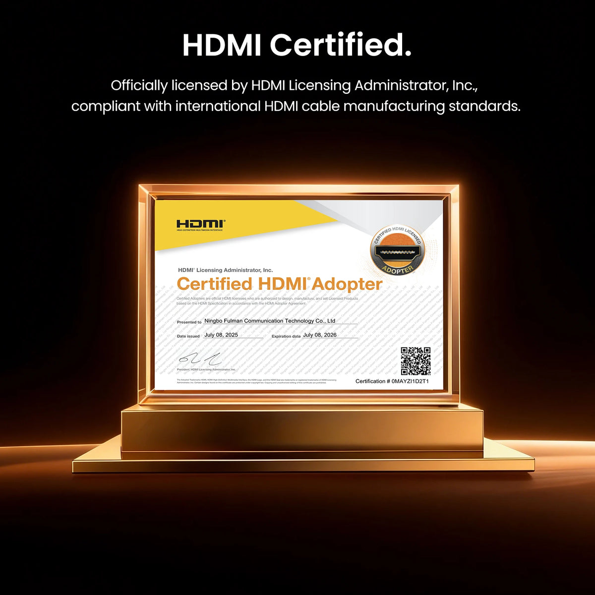 Vention 8K Fiber Optic HDMI 2.1 Cable 4K240Hz Dynamic HDR/VRR/ALLM/HDCP 2.3 Compatible for Samsung LG TV Box PC PS5/4 HDMI Cable