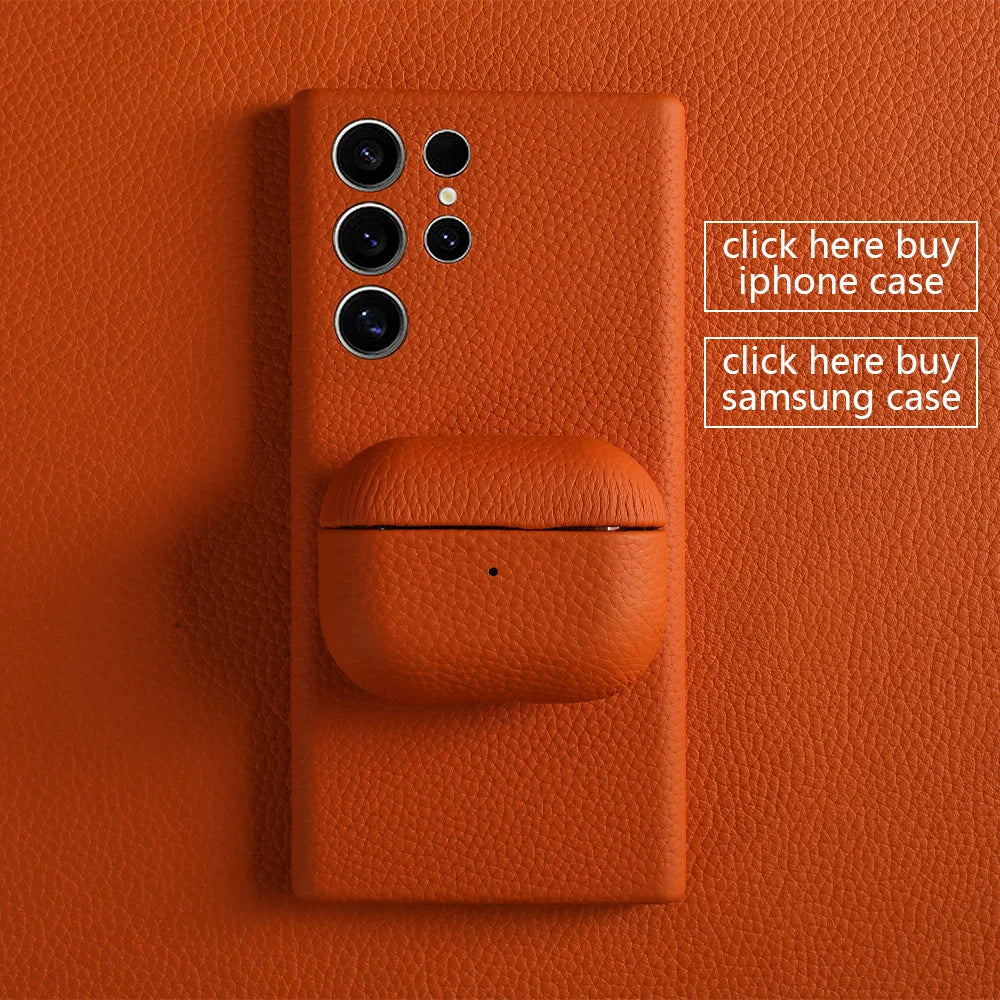 Crazy Horse Genuine Leather Case For Airpods Pro 3 Cases Airpods 5 3 4 Handmade Wireless Bluetooth Earphone Box Protective Shell