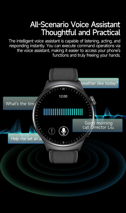 2026 New Accurate Diagnosis ECG Smart Watch Body Fat Blood oxygen BP Health Sport HD AMOLED Screen call Smart watch Men Women