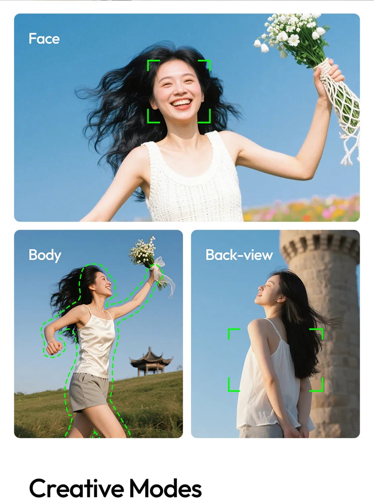 Ulanzi TT23 360° Auto-Tracking Selfie Stick Tripod Compact Foldable With Gesture Control Bluetooth Smart Face Tracking Tools