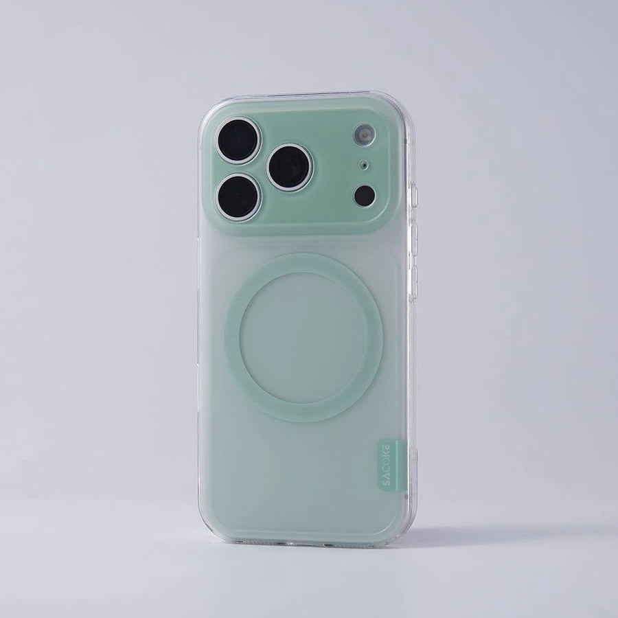 Gradient Color Skin-Feel Matte Silicone Button Case For iPhone 18 Pro Max 17 16 15 14 Pro for Magsafe Wireless Charging PC Cover