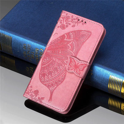 Butterfly Leather Etui for Coque Samsung Z Fold 8 Ultra 4 2 Fold5 Fold6 7 Flip Case Samsung Galaxy Z Fold 5 6 Wallet Cover Funda