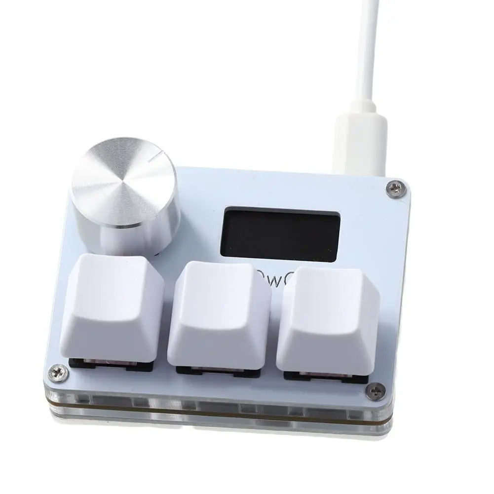 USB Programming Macro Custom Mechanical Keyboard RGB 24/16/12/9/8/4/3/2 Key Copy and Paste DIY Gaming Mini Keypad Macropad