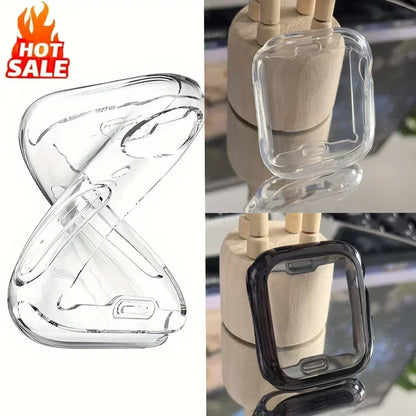 Screen Protector for Apple Watch 41mm 44mm 40mm 45mm 46mm 42mm TPU Full Cover bumper Case iWatch Series 12 11 10 9 8 7 SE 6 5