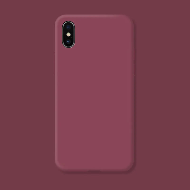 For iphone X Xr Xs Max Shockproof Liquid Silicone Protective Cover For iphone X S Max XR Case