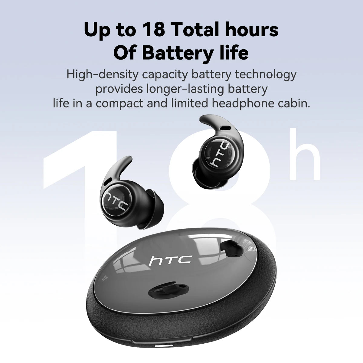 Sleeping Earphones HTC NE76 AI Translation Earbuds Wireless Bluetooth Noise Reduction HIFI Music Stereo Sound Headphones