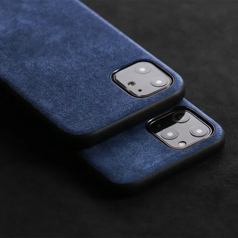 Phone Case Made of Italian Leather for Google Pixel 9 Pro 8 Pro 7 Pixel Fold 8A 7A Luxury Business Artificial Phone Case