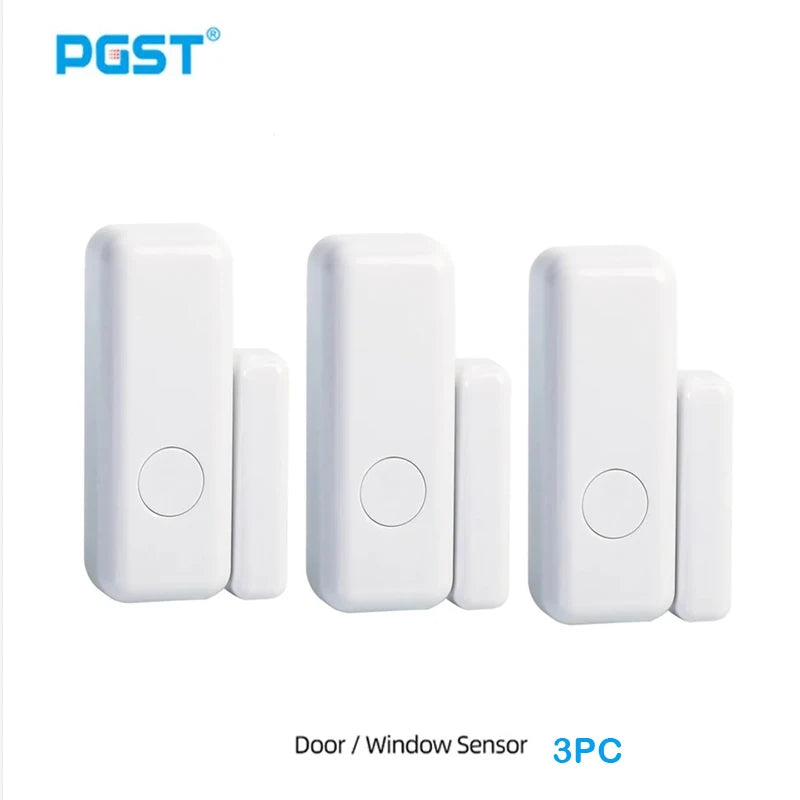 PGST 433 MHz Wireless Door Detector, Home Security Smart Window Anti-Theft Door Window Sensor, Used to Detect Open Doors, PE-67