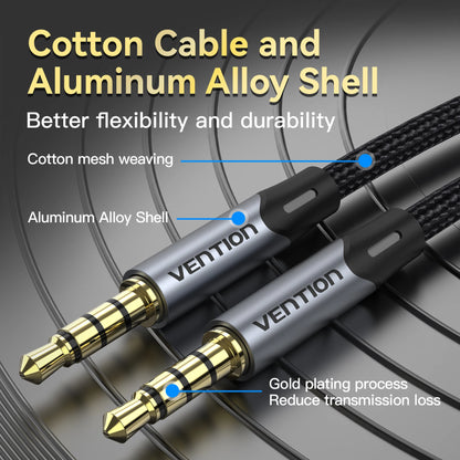 Vention 3.5mm Jack Audio Cable Male to Male 3.5mm Audio Aux Cable Jack for Phone Car Headphones Speaker Cable Wire Line Aux Cord
