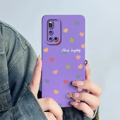 For Vivo V19 Phone Case vivoV19 Back Cover Soft Silicone Sweet Painted Cartoon Shell Capa Lovely Printed Protective Coque Cases