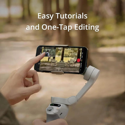 DJI Osmo Mobile SE, 3-Axis Phone Gimbal for iPhone, Android, Built-in Tripod, Selfie Stick, Gimbal Stabilizer