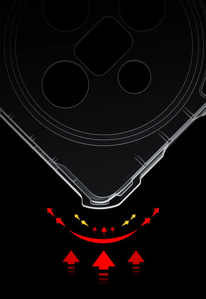 Xundd For Oppo Find X9 Ultra Case Airbags Shockproof PC&TPU Matte Transparent Bumper Anti-Drop Phone Cover  For Find X9 Ultra