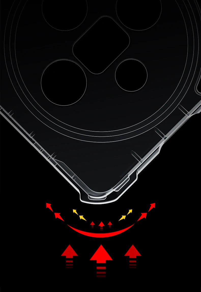 Xundd For Oppo Find X9 Ultra Case Airbags Shockproof PC&TPU Matte Transparent Bumper Anti-Drop Phone Cover  For Find X9 Ultra