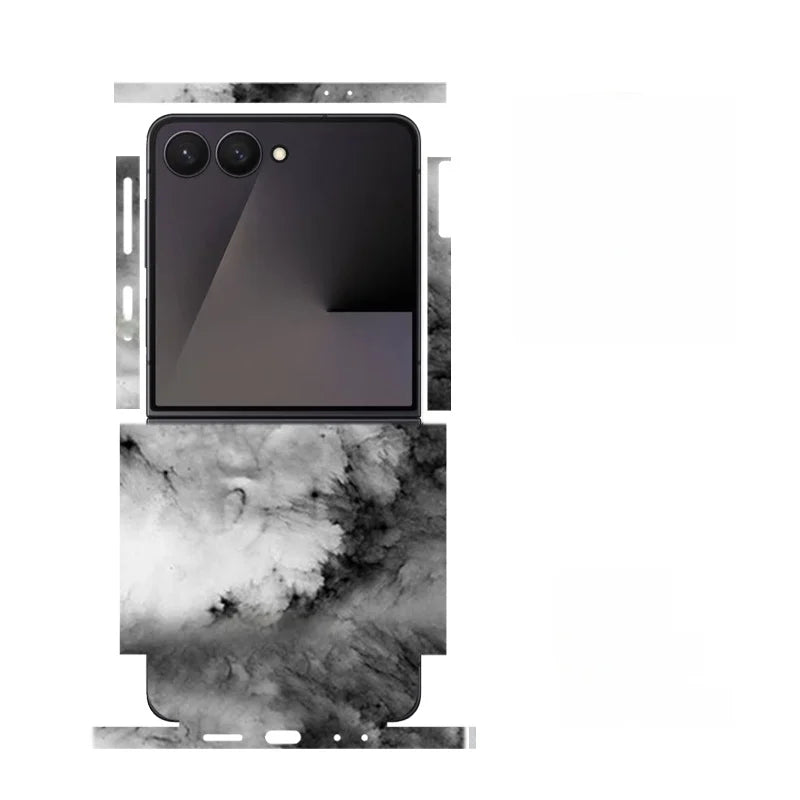 Skin For Samsung Galaxy Z Flip 7 6 5 4 3 Back Film Sticker Full Cover Protective Decal Wrap Side Frame Back Screen Protector