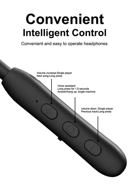 Acer Ohr810 Neckband-Style In-Ear Wireless Headphones, Secure Fit to Prevent Falling Off, Stereo Sound Effect, Bluetooth 5.4, Long Battery Life, Clear Calls, Suitable for Daily Sports and Commuting