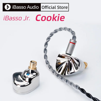 iBasso JR. Cookie Ti HiFi Wired Earphones In-Ear Earbuds 4.4mm balanced