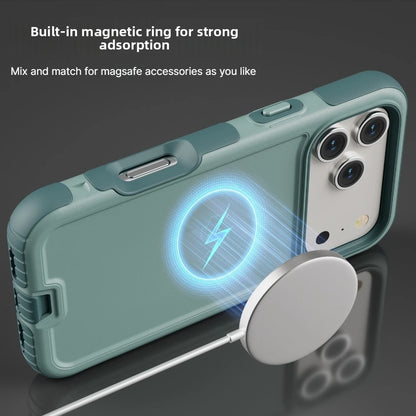 3IN1 Heavy Duty OTT-BOX Armor Shockproof Magnetic Phone Case For iPhone 18 17 Pro Max For MagSafe Charging Drop Protection Cover