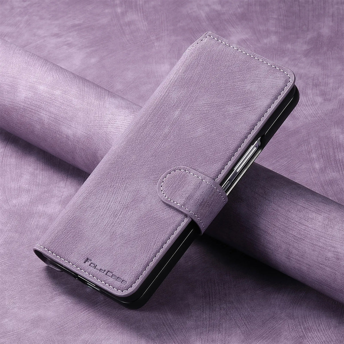 2 in 1 Detachable Cards Solt Wallet Flip Book Case For Samsung Galaxy Z Fold 6 5 5G Fold6 Fold5 Removable Bag Magnetic Cover