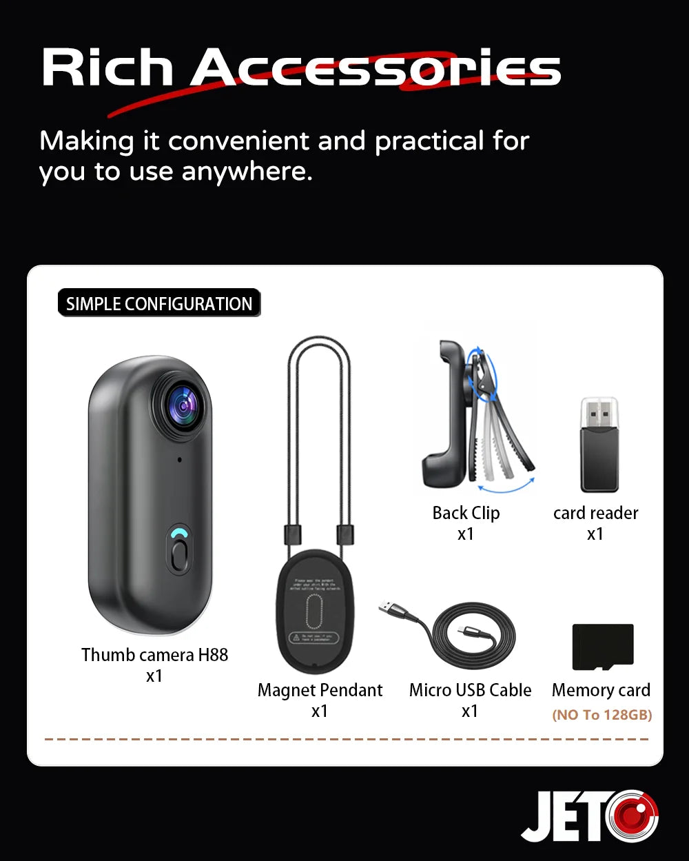 4K HD Mini Vlog Camera with WiFi Wireless Portable Action Body Cam for Sports Travel Photography Pocket Sized Video Recorder