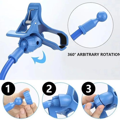 Portable Flexible Lazy Bed Desktop Bracket 360 Clip Mobile Phone Holder Stand Smartphones Desk Bed Mount Stand Base Support 70cm