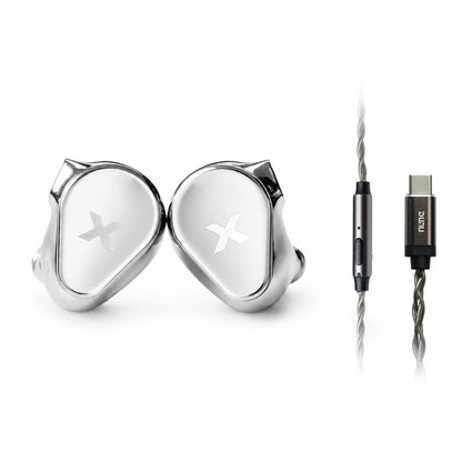 DUNU Titan X Earphones Dual Magnetic Dynamic Driver Metal Alloy Housing 3.5mm/TypeC Mic Earbuds For HiFi Earphone Audiophile