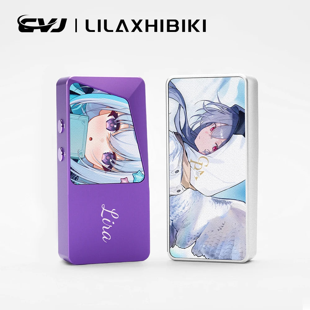 CVJ KIRA HiFi IEM In-Ear Earphones Wired Detachable Cable 3.5mm Type-C 4.4mm Balanced Earbuds For Music Gaming Anime Design