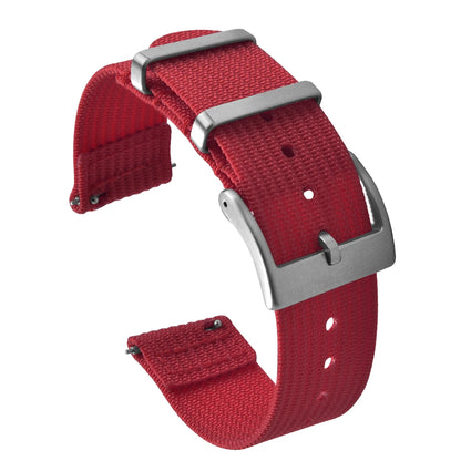 New Ribbed Nylon Watch Strap 18mm 20mm 22mm Qucik Release Straps Military Sports Watchband Fabric Strap for Omega/Smart/Samsung