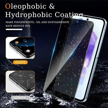Privacy Screen Protector for Samsung S24 Ultra S23 S22 Plus S21 S20 FE S10e A55 A54 A53 5G A35 A34 A33 A15 A14 A13 Antispy Glass