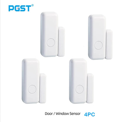 PGST 433 MHz Wireless Door Detector, Home Security Smart Window Anti-Theft Door Window Sensor, Used to Detect Open Doors, PE-67