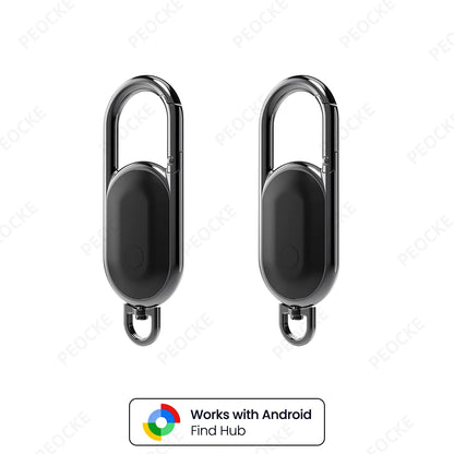 1-4 Pack Android Alternative to AirTag Smart Keychain Tag Anti-Lost GPS Tracker Bluetooth Locator Works With Google Find Hub