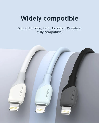 KUULAA USB C to Lightning MFi Cable for iPhone Fast Charging Cable PD 30W USB Type C For iPhone 14 13 12 11 Pro Max X XS XR 8