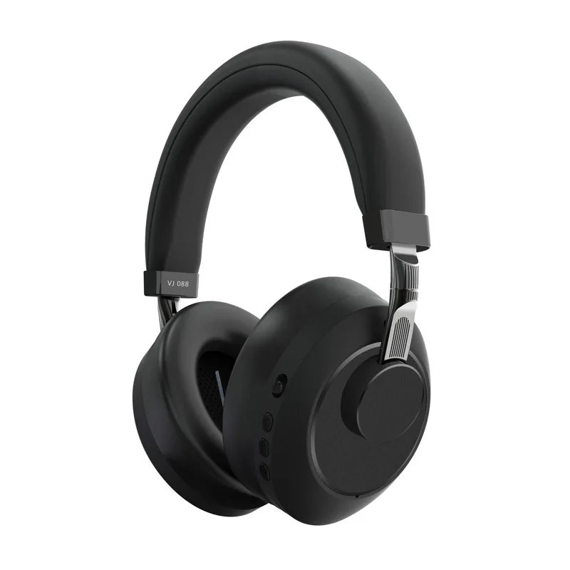ANC Headphones Bluetooth Earphones Over Ear Wireless Headphones Noise Cancelling Foldable Stereo Headset with Mic HiFi Sounds
