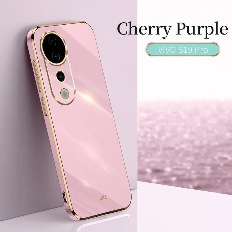 Funda Vivo V50 Lite 4g 5g Luxury Fashion Plating Case For VIVO V50 Lite Soft Slim Silicone Shockproof High Quality Phone Cover