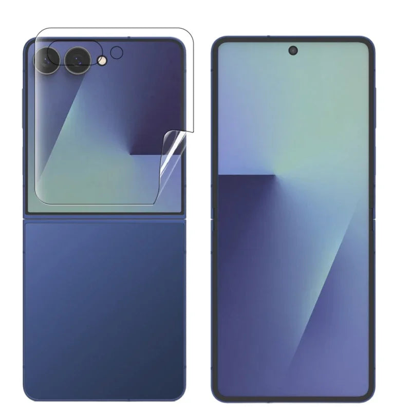 Anti-scratch Screen Protector For Samsung Galaxy Z Flip 7 6 5 Flip7 Flip6 Flip5 Protective Soft Hydrogel Film For ZFlip7 ZFlip6