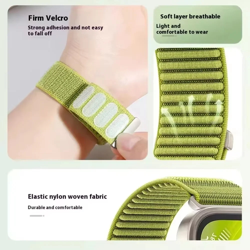 Nylon Loop Strap For Google Pixel Watch 5/4 41mm/45mm Sport Comfortable Wave Bracelet Wristband For Google Pixel Watch 3/2 Belt