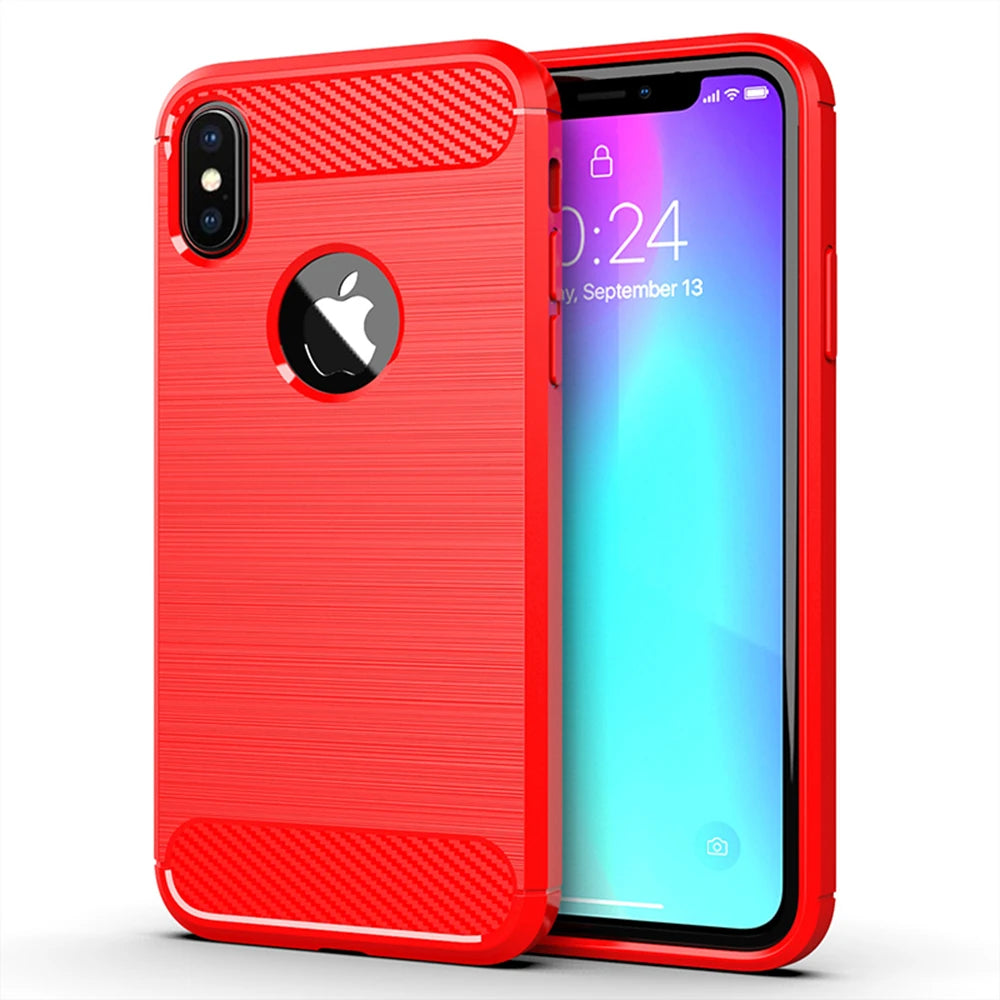 Luxury Shockproof Case For iPhone XS MAX X XR 10 7 8 Plus SE 2020 2022 SE2 SE3 7plus 8plus I Phone Back Cover Woman Man Black