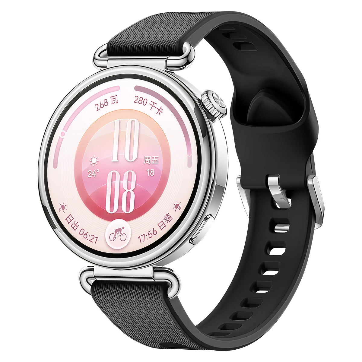Original Silicone Strap for HUAWEI WATCH GT 7 41mm Sports Loop Replace Accessories Striped Pattern Band for Huawei GT 7 41mm