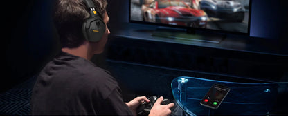 NUBWO G06 Dual Wireless Gaming Headset with Microphone for PS5, PS4, PC, Mobile, Switch, 2.4GHz Bluetooth 5.3 Gaming Headphones