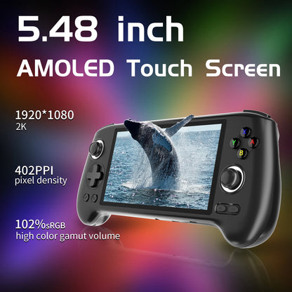 ANBERNIC RG556 Retro Handheld Game Android 13 5.48 inch Touch OLED Screen Support DP WiFi Bluetooth Hall Rocker Battery 5500mAh
