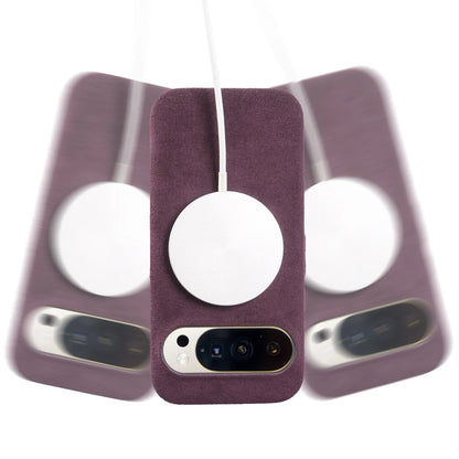 Luxury Magnetic For Google Pixel 10 Pro 9pro 8pro 7pro For ALCANTARA Back Case Artificial Leather Supercar Suede Phone Cover