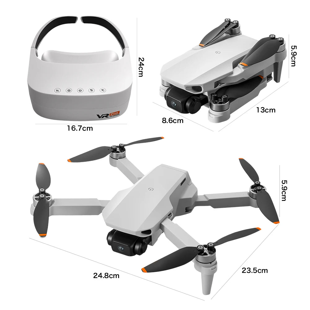 Aeri100 Drone with VR Optical Flow Positioning Brushless Motor HD Aerial Photography Dual Camera Remote Control Aircraft